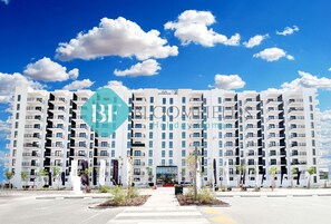 Fassade der Unterkunft