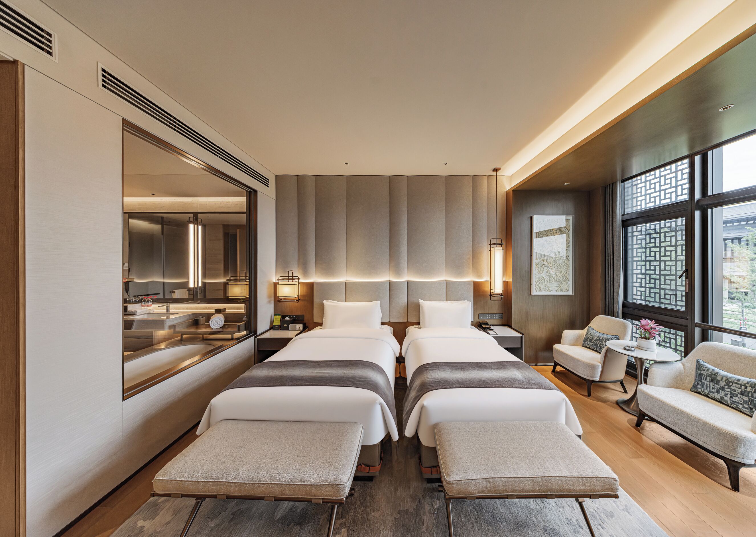 Executive Twin Room | Premium bedding, down comforters, desk, free WiFi