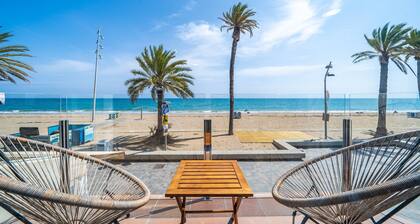 La Casa del Pescador Calafellmar with Sea View, Wi-Fi and Air Conditioning