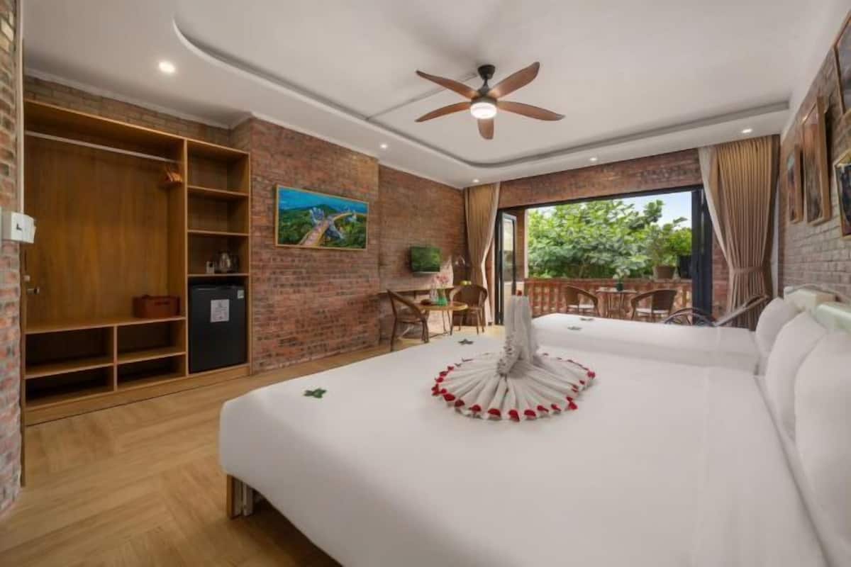 Ropa de cama de alta calidad y minibar