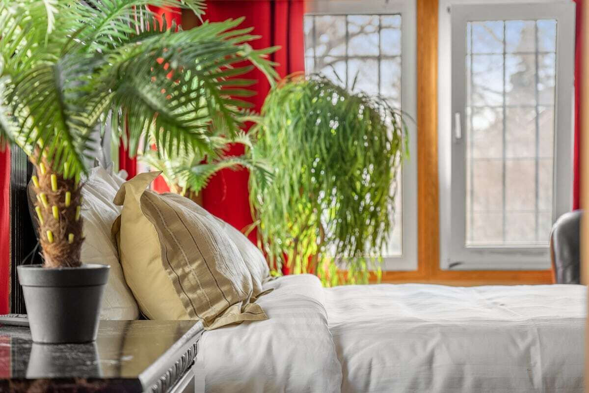 4 habitaciones, escritorio, tabla de planchar con plancha y wifi gratis 