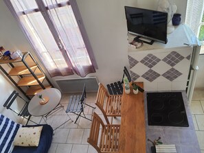 1 bedroom, iron/ironing board, Internet, bed sheets - Duplex 2 rooms Antibes town center (Alpes-Maritimes)