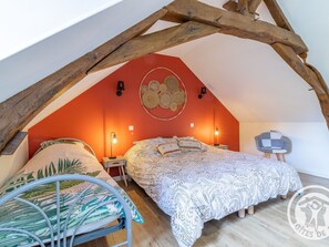 5 chambres, Wi-Fi gratuit, draps fournis