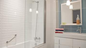 Hair dryer, towels