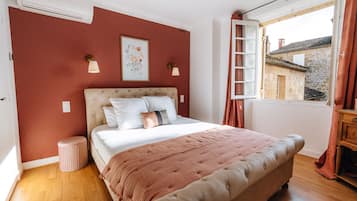 Literie de qualité supérieure, coffres-forts dans les chambres