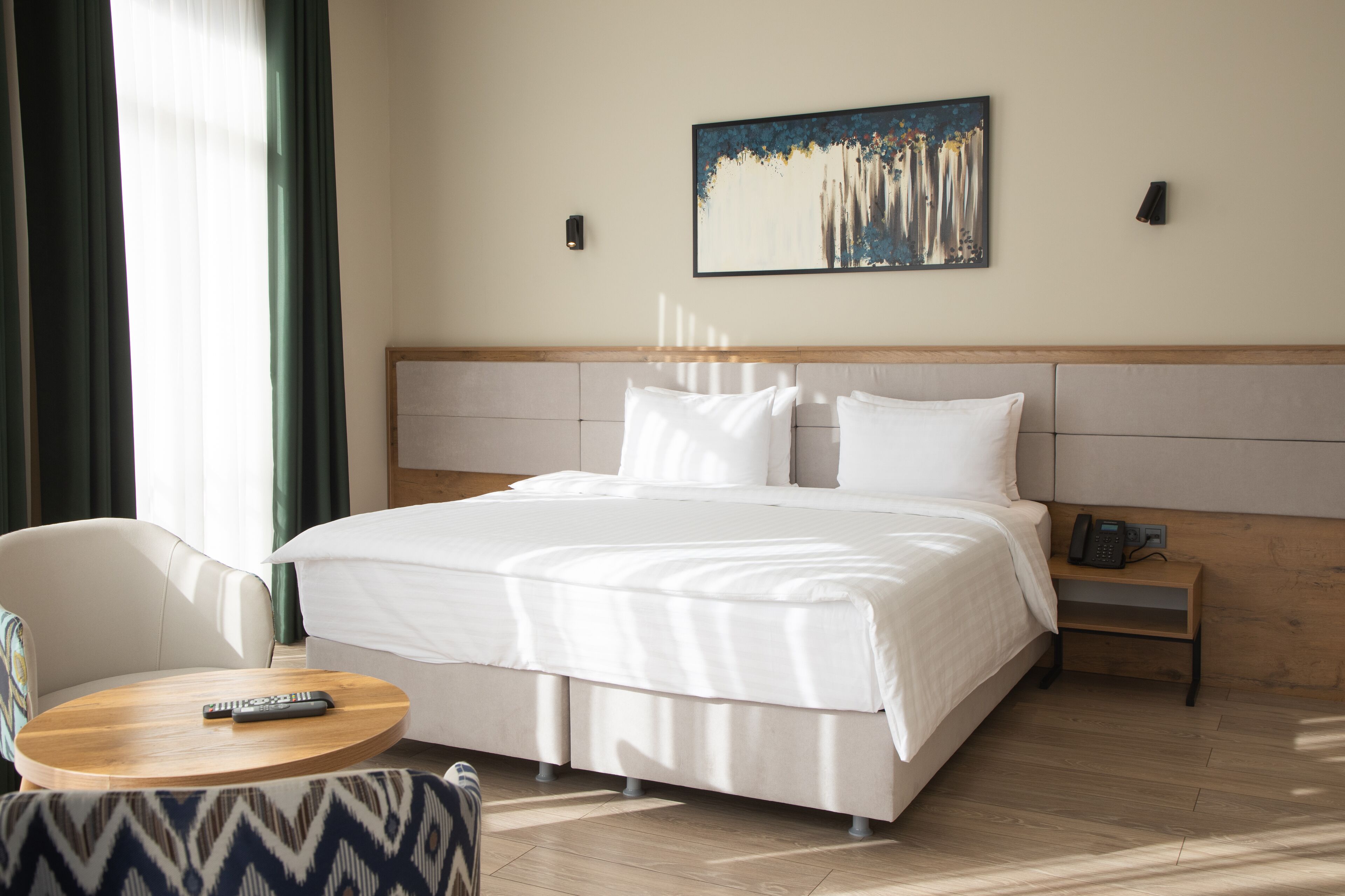 Deluxe Double Room | Premium bedding, down duvets, memory-foam beds, in-room safe