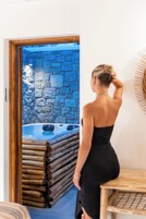 奢华别墅, 热水浴缸, 花园景观 | 私人 SPA 浴缸