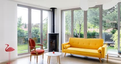 Villa 145m2 modern 4 bedrooms, beautiful terrace and garden near Paris