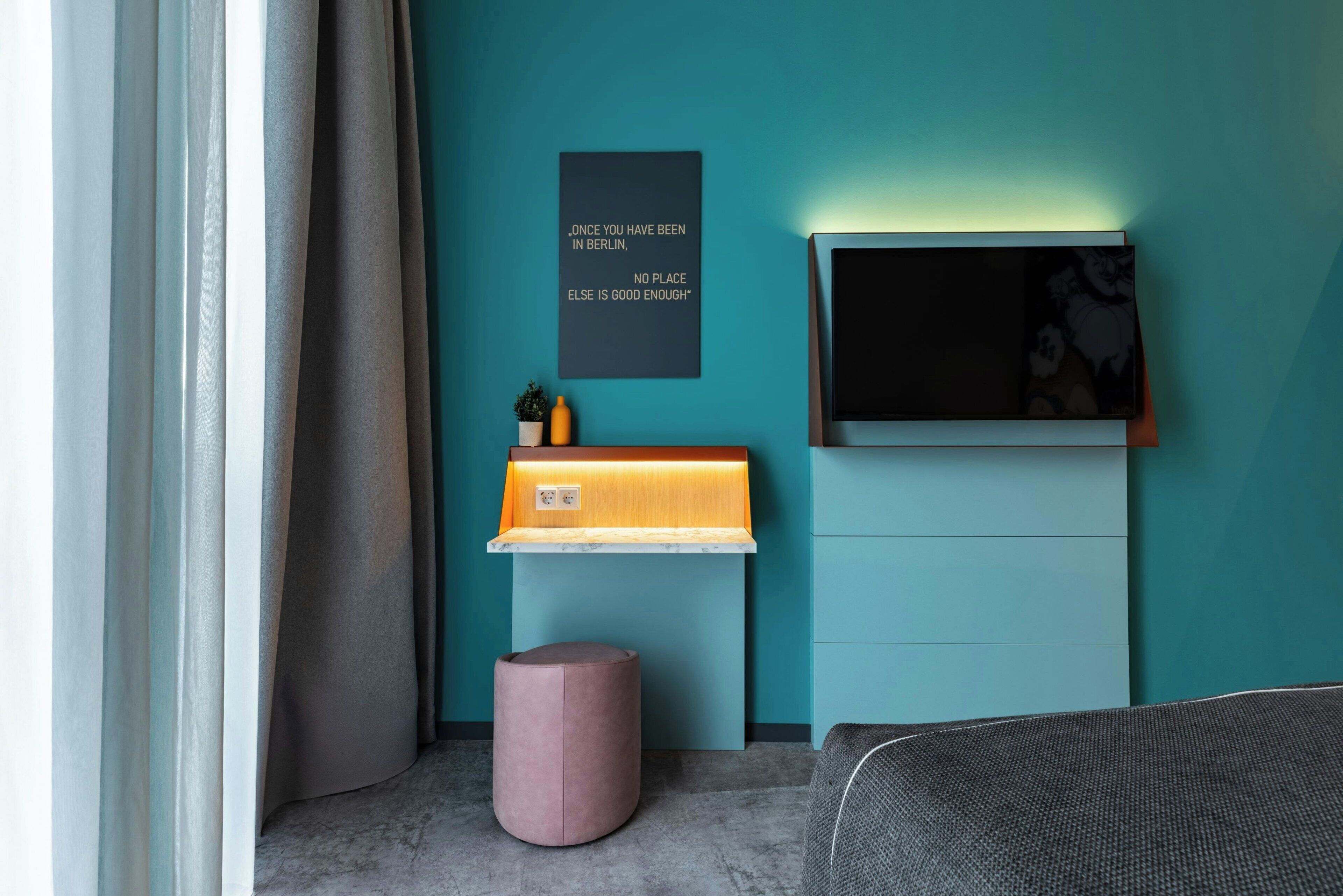 In-room safe, desk, laptop workspace, blackout drapes