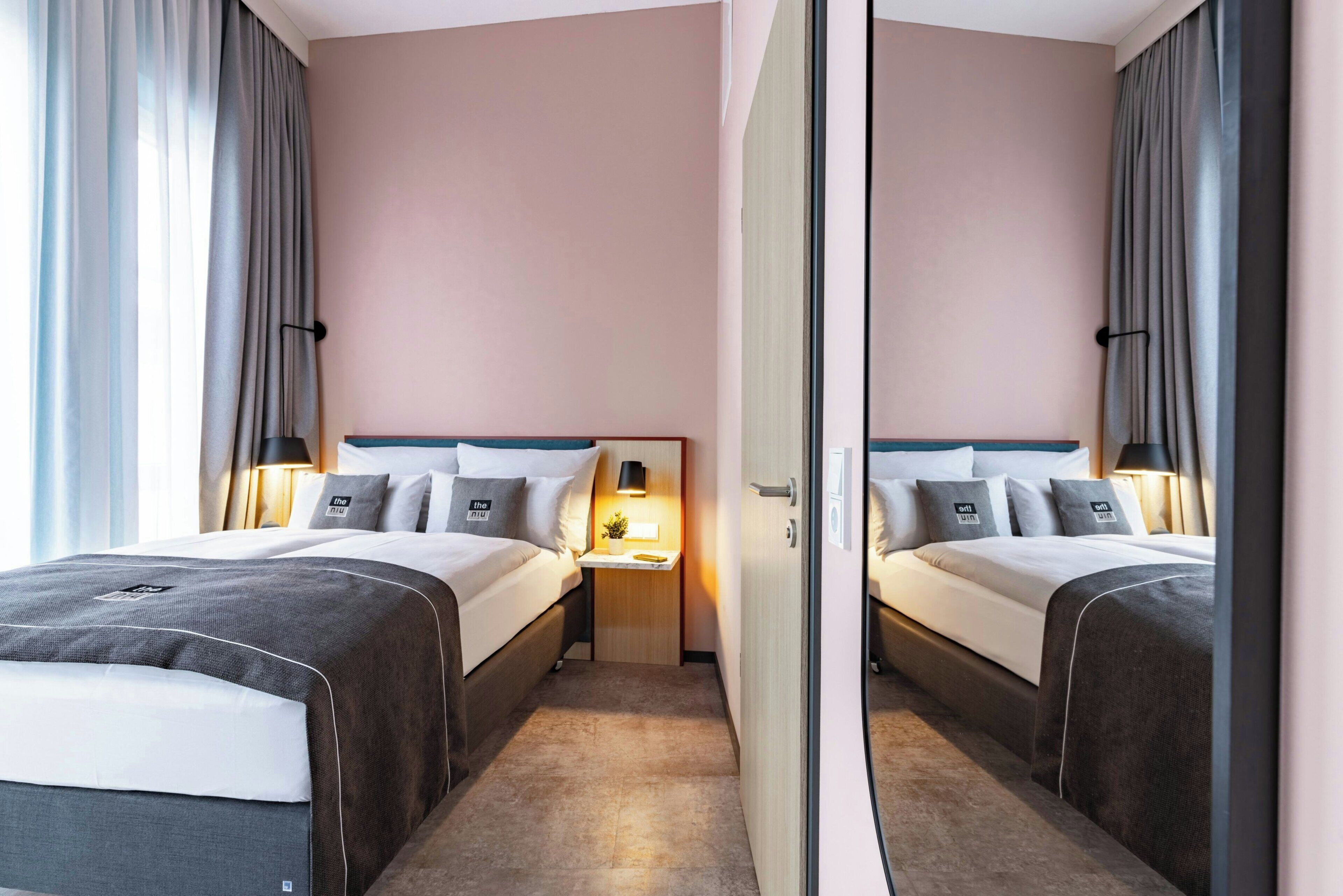 In-room safe, desk, laptop workspace, blackout drapes