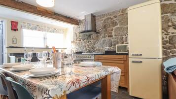 Fridge, dishwasher, electric kettle, toaster