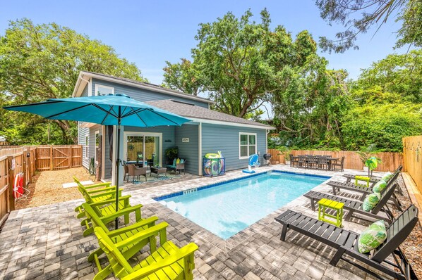A heated pool - Vilano Beach | Heated Pool | Walk to Beach (Saint Augustine)