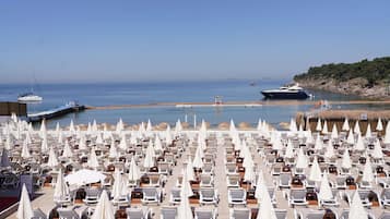 Privatstrand, kostenloser Shuttle zum Strand, Strandbar