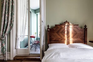 Romantisches Zimmer, Balkon