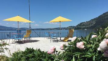 Superior Room, Balcony, Lake View | Terrace/patio