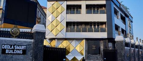 Majoituspaikan julkisivu