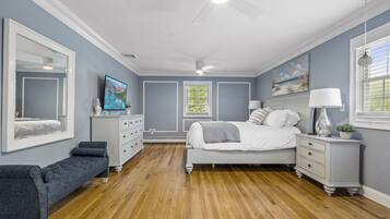 4 bedrooms, iron/ironing board, travel crib, WiFi