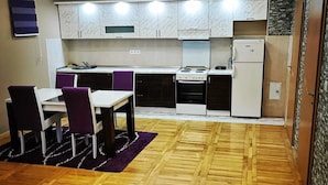 Apartment | Private kitchen | Fridge, microwave, oven, stovetop - Stunning 2-bed Apartment in Sarajevo (Sarajevo)
