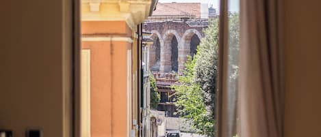 Blick vom Balkon