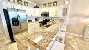 Fridge, microwave, oven, stovetop - *Five Star*, Platinum, Beach-Front Condo, Huge Balcony, Free Beach Chairs! (Panama City Beach)