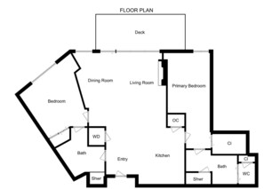 Appart'hôtel, 2 chambres | Plan d’étage