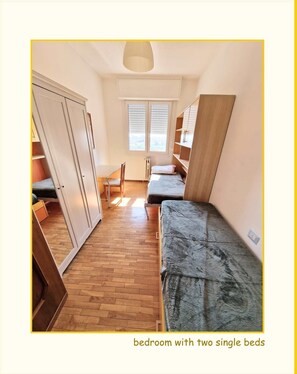 2 chambres, draps fournis
