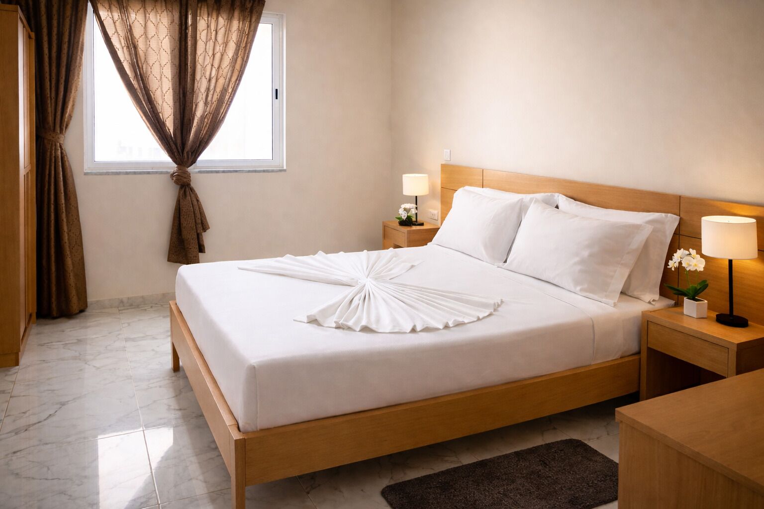 Basic Double Room, 1 Queen Bed | Individually decorated, desk, laptop workspace, soundproofing