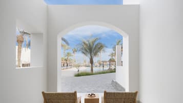 Chalet, 2 Bedrooms, Pool Access | Terrace/patio