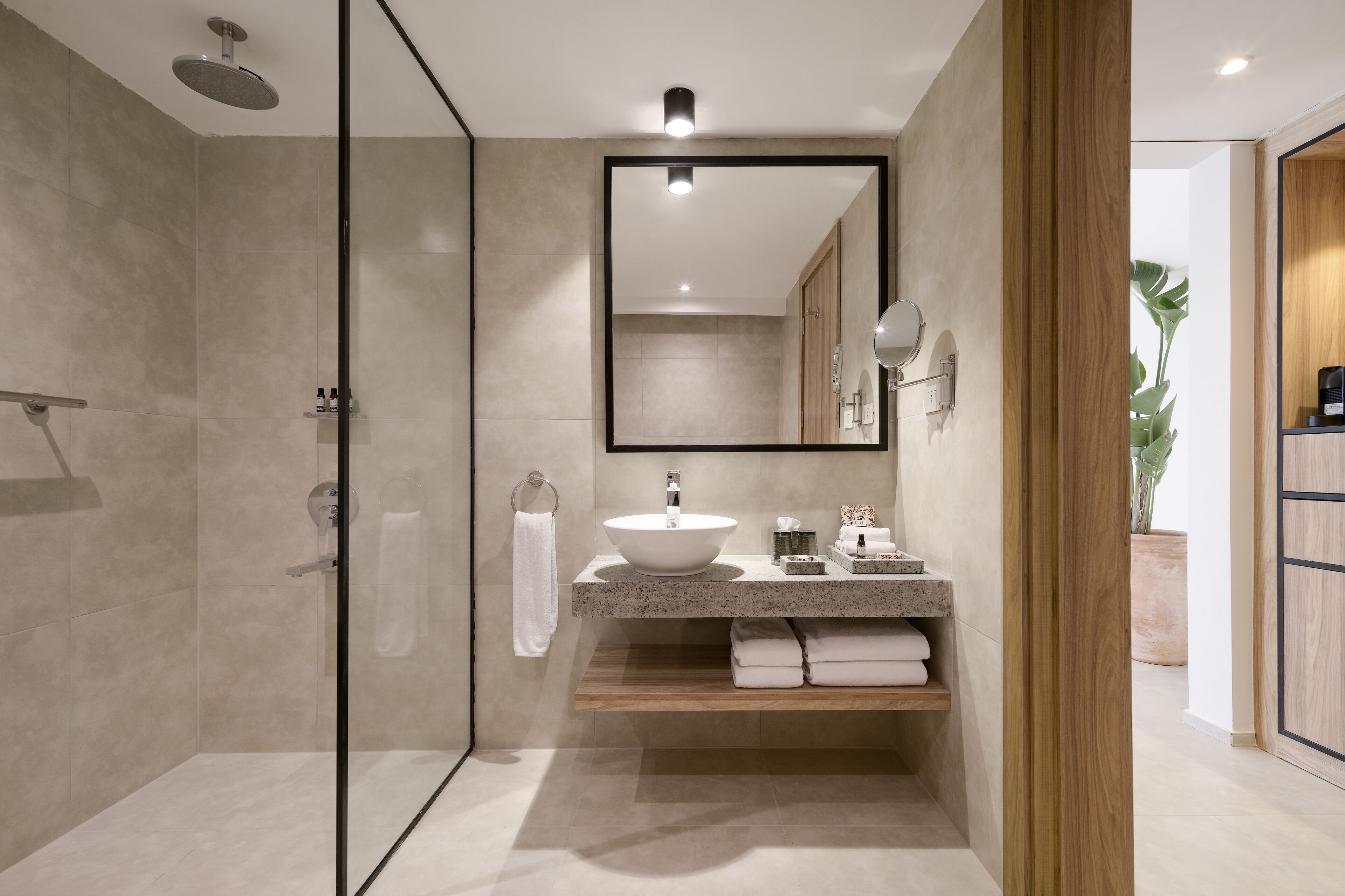 free toiletries, hair dryer, bathrobes, slippers