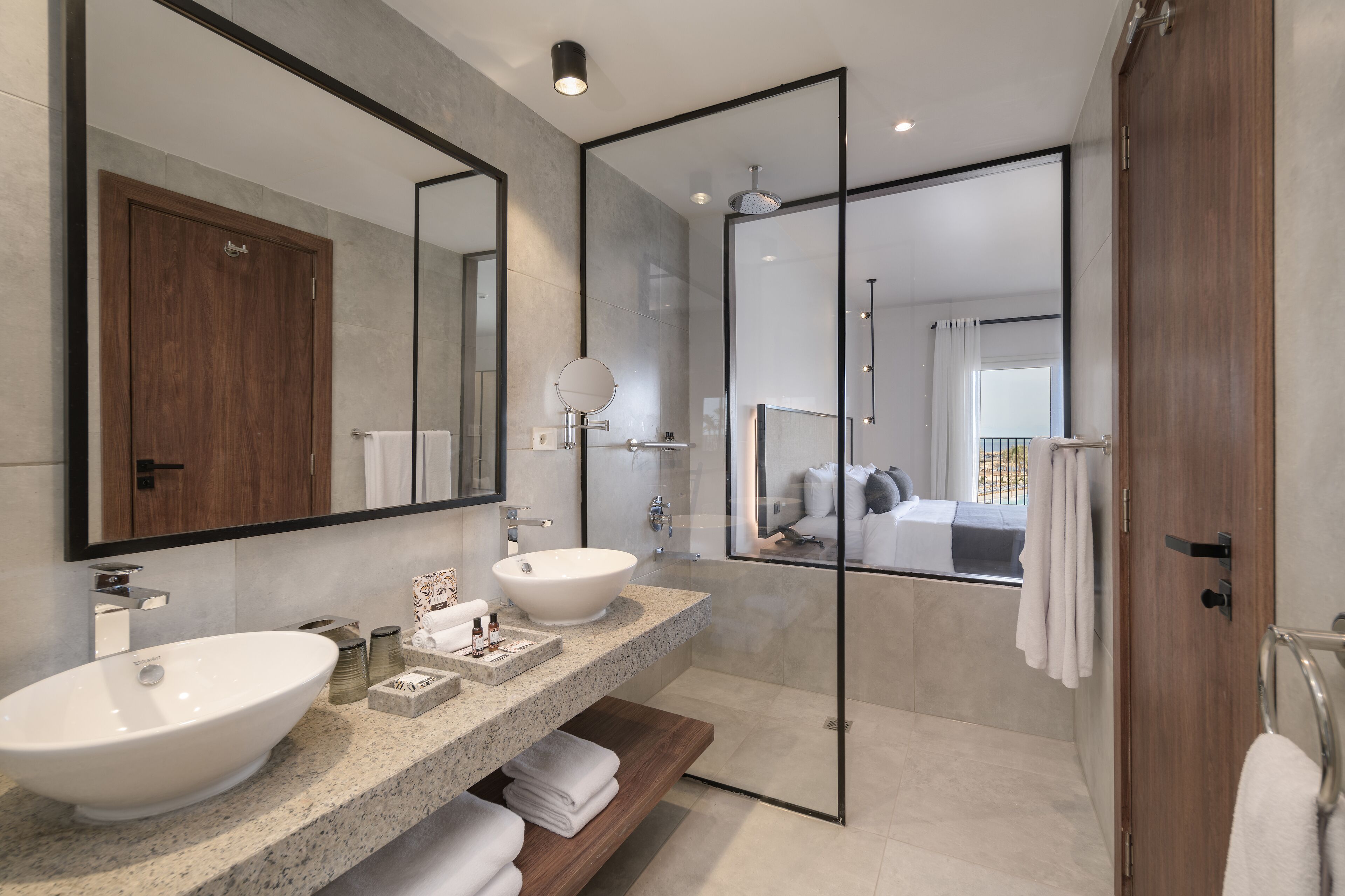 free toiletries, hair dryer, bathrobes, slippers