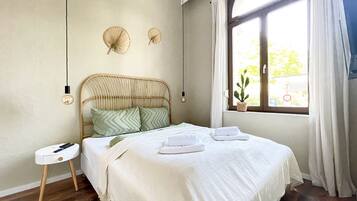 1 bedroom, iron/ironing board, travel crib, free WiFi