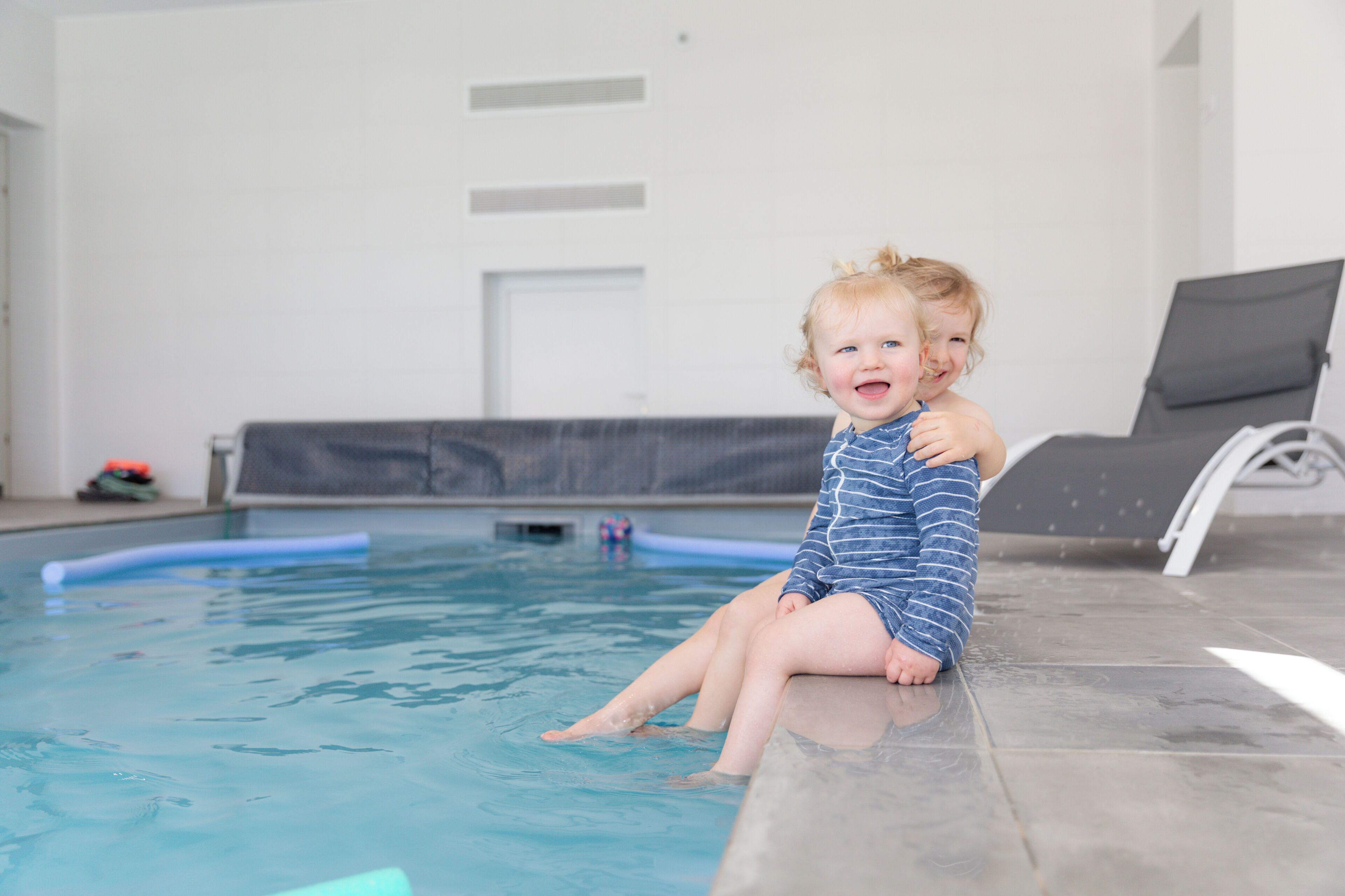 Indoor pool, a heated pool