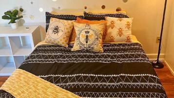 1 chambre, bureau, Wi-Fi, draps fournis