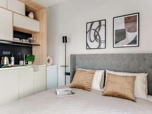 Studio, Terrace, City View | Living area - Sanders Port - Majest Studio With Roof-top Terrace (Piraeus)