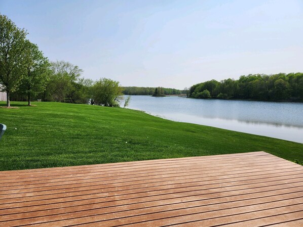 Property grounds - Peacefully secluded cabin on a small private lake with 55 Acres (Barronett)