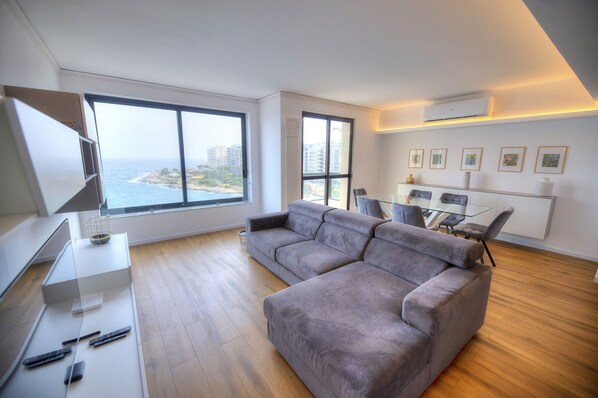TV - Bright & cozy 3bedrooms with stunning views DLAP1-1 (Sliema)