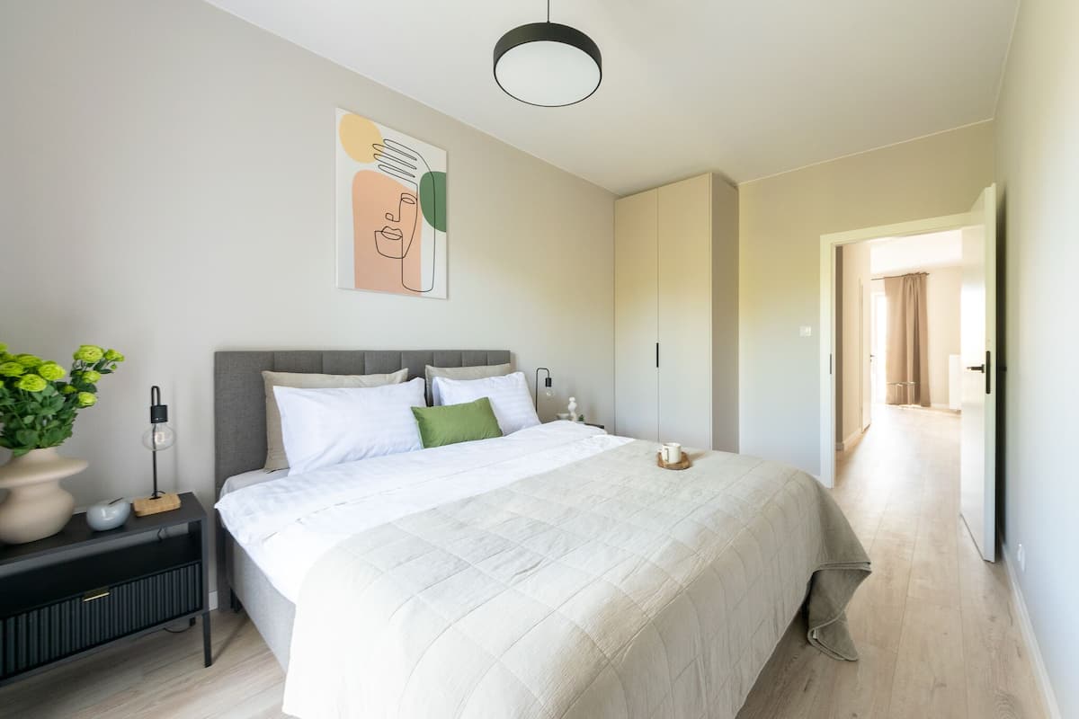 Apartament Master | 1 habitación, insonorización, wifi gratis y ropa de cama