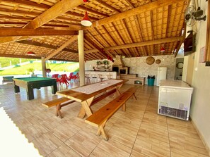 Outdoor dining - Chácara Pádua (Socorro)