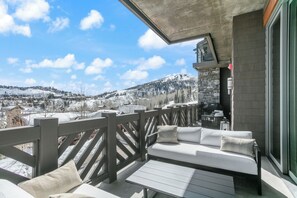 Terrace/patio - Tower Club Residences - Three Bedroom Deluxe #6 by Deer Valley Resort (Park City)
