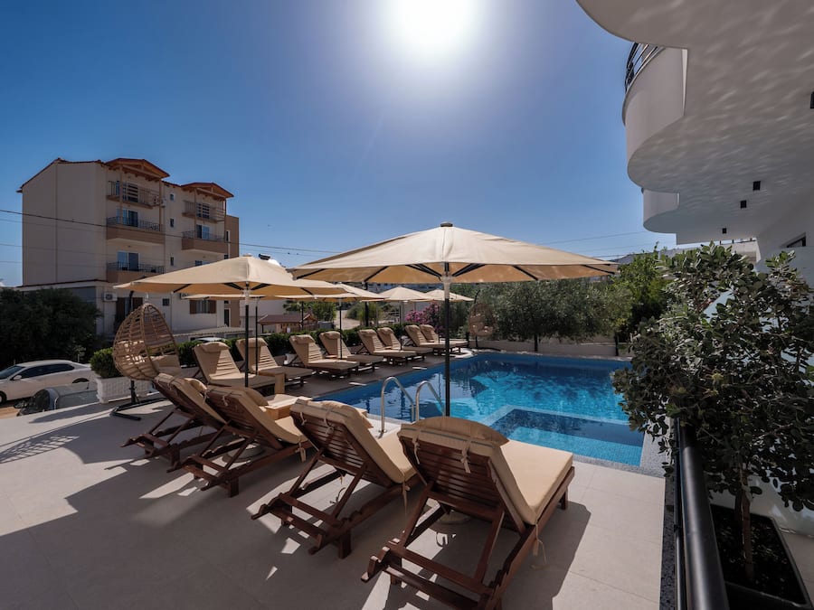 Seasonal outdoor pool