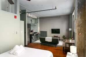 Desk, iron/ironing board, free WiFi, bed sheets - Cozy Loft Walk to UAB + In Heart of Downtown Bham (Birmingham)