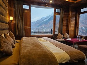 Premium Double Room, Balcony, Valley View | Premium bedding, individually furnished, iron/ironing board, free WiFi - The Black Morel Hotel & Restaurant (Banjar)