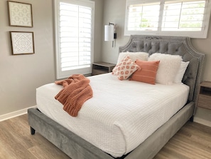 2 bedrooms, desk, iron/ironing board, free WiFi