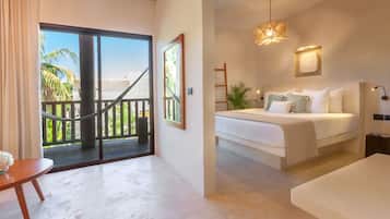 Balcony Suite | 1 dormitorio, ropa de cama de alta calidad, edredones de plumas