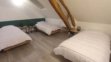3 habitaciones, wifi y ropa de cama