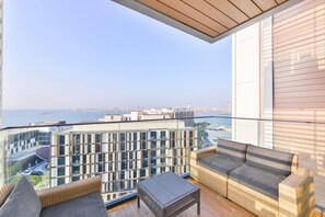 Appartement « Premier », 2 chambres, balcon, vue mer | Vue depuis le balcon