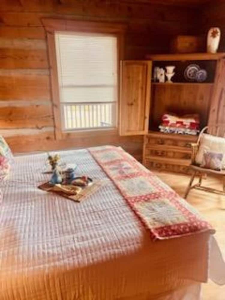 Blue Willow Cabin, high up on the hill with180 degree views. Meadows