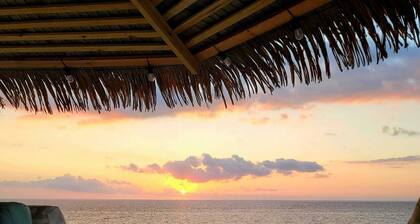 Oceanfront, breathtaking views of turquoise Caribbean Sea, gated w/private beach