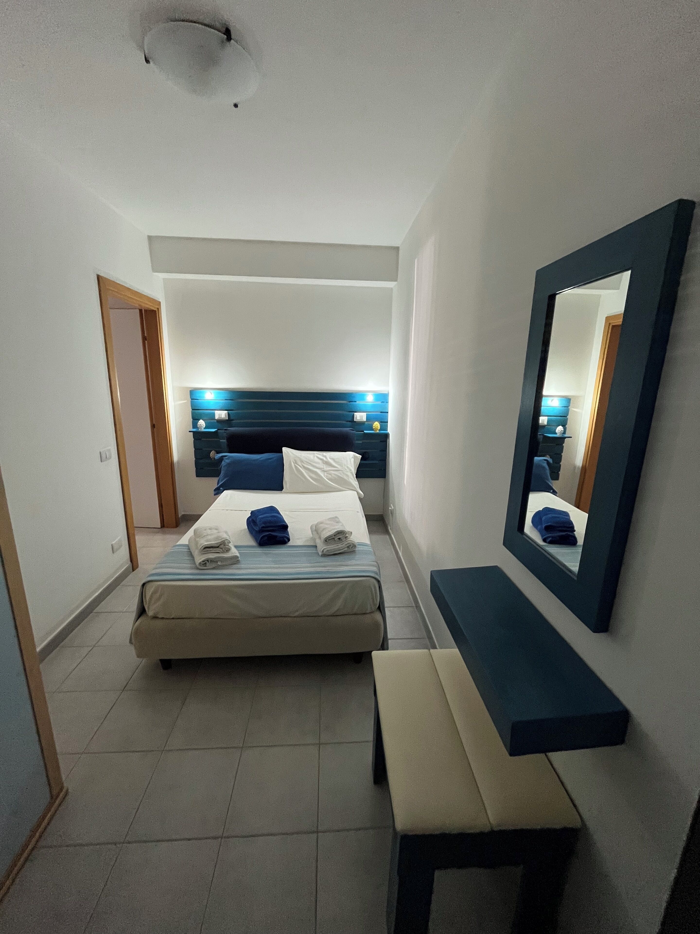 2 bedrooms, travel crib, free WiFi, bed sheets