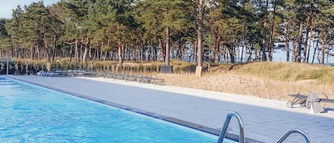 Indoor pool, a heated pool